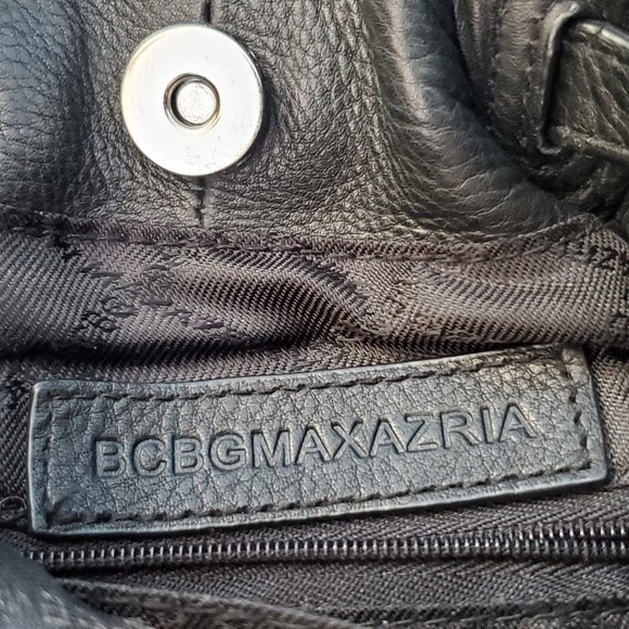 BCBGMAXAZRIA Black Quilted Leather Bag - Picture 9 of 16
